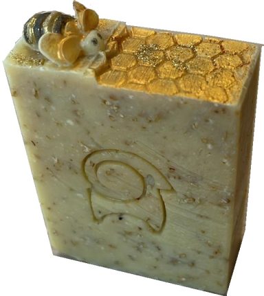 Ziegenmilchblock mit Honig und Hafer